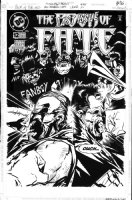 GIFFEN, KEITH - Book of Fate #12 cover, last issue - Lobo cross-over Comic Art