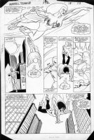 LaROCQUE, GREG - Marvel Team-Up #142 pg 9, Capt Marvel / Photon Comic Art