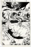 GOLDEN, MIKE - X-Men Annual #7 Splashy pg 7, X-Men & Rogue vs Galactus 1984 Comic Art