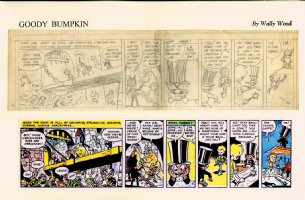 WOOD, WALLY -  Wham-O Giant Comics #1 Goody Bumpkin Fairy-Tale pencil daily #11  1965-66  Comic Art