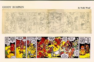 WOOD, WALLY -  Wham-O Giant Comics #1 Goody Bumpkin Fairy-Tale pencil daily #7  1965-66  Comic Art