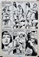 DeZUNIGA, TONY - Arak / Son of Thunder #40 pg 12, Arak Valda in human chess 1985 Comic Art