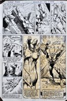 DeZUNIGA, TONY / MARK TEXEIRA - Saga of Swampthing Annual #1 film pg 34, ST breaks free Comic Art