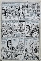 DeZUNIGA, TONY - Arak / Son of Thunder #45 pg 7, Arak, winged woman 1985 Comic Art