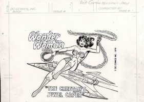 ANDRU, ROSS / DICK GIORDANO - Wonder Wonder - Post-Cereal smaller cover  1979 Comic Art