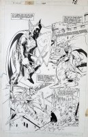 JURGENS, DAN - DC Challenge #6 pg 14, Splashy, large Shing Knight   Comic Art
