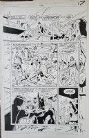 JURGENS, DAN - DC Challenge #6 pg 13, Shining Knight  Comic Art
