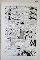 JURGENS, DAN - DC Challenge #6 pg 12, Shining Knight  Comic Art