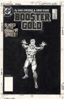 JURGENS, DAN - Booster Gold #20 cover, Booster blinded 1986 Comic Art