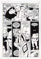 JURGENS, DAN - Justice League #76 pg 3, Manhunter, Blue Beetle & Booster Comic Art