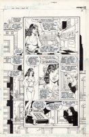 JURGENS, DAN - New Teen Titans #6 pg 15 - Wonder Girl's married life 1984 Comic Art