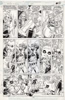 JURGENS, DAN / THIBERT - Superman 464 pg 17, early Lobo - 1st Supes & Lobo story Comic Art