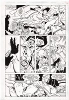 JURGENS, DAN - Justice League #74 pg 20, JLA vs Bloodwynd Comic Art
