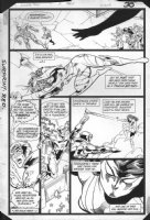 JURGENS, DAN - Booster Gold #2 pg 30, second app.,. Booster vs villainess Comic Art