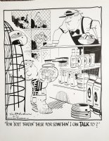 KETCHAM, HANK - Dennis the Menace daily, 9/21 1979,  Dennis in pet shop Comic Art