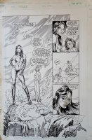POLLARD, KEITH - Nick Fury, Agent of SHIELD #12 pg 16 , Splashy Madame Hydra Comic Art