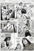 BUSCEMA, JOHN - Savage Sword of Conan #38 pg 20, Conan looks for a village to loot Comic Art