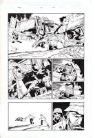 KUBERT, ADAM - Ultimate X-Men #2 pg, X-Team team fights Comic Art