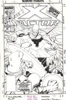 SMITH, PAUL - X-Factor #44 cover, Archangel battles The Chosen! Comic Art