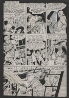AYERS, DICK / CARL BURGOS - Human Torch #36 lrg pg, Torch captured & Toro to the rescue, 1954 Comic Art
