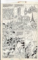 RON WILSON - What If? v.2 #1 pg 4, Spidey & Wolvie - Avengers lost evolutionary war 1989 Comic Art