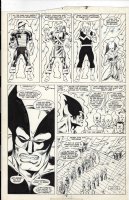 RON WILSON - What If? v.2 #1 pg 8,, Wolverine - Avengers lost evolutionary war 1989 Comic Art