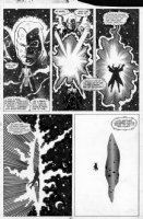RON WILSON - What If? v.2 #1 pg 27, Avengers lost evolutionary war 1989 Comic Art