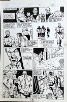 MCDONNELL, LUKE - Jim Starlin' Dreadstar #35 pg 15,  Dreadstar talks to cops Comic Art