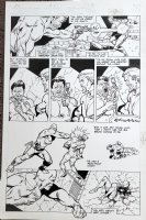 MCDONNELL, LUKE - Jim Starlin' Dreadstar #35 pg 13, Dreadstar fights Comic Art
