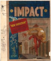 SEVERIN, MARIE - JACK DAVIS' Impact #1  cover color art for classic story-  Master-Race  Comic Art