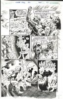HOFFMAN, MIKE - Swamp Thing #102 pg 23, Peter Gross inks on acetate over board, ST Abby 1990 Comic Art