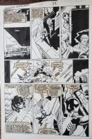 KUPPERBERG, ALAN - Amazing Spider-Man #285 pg 22 Gang War - Punisher strikes / Black Spidey, Comic Art