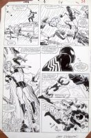 ISHERWOOD, GEOF / ROMITA SR - Web Of Spider-Man #9 pg 24 Black Spidey & Thunderbolt Comic Art