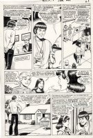 SCHAFFENBERGER, KURT- Adventure Comic #388 pg 8, Linda Danvers & Supergirl Fan Club Comic Art