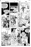 LaROCQUE, GREG - Powerman & Iron Fist #125 pg 18, Iron Fist in hospital - Death? of Iron Fist Issue Comic Art
