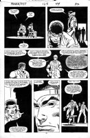 LaROCQUE, GREG - Powerman & Iron Fist #125 pg 37, PM mourns Death? of Iron Fist, final issue Comic Art