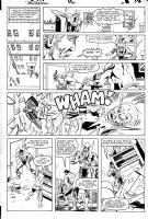 LaROCQUE, GREG - Powerman & Iron Fist #91 pg 10, Powerman & Iron Fist break up room Comic Art