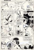 LaROCQUE, GREG - Powerman & Iron Fist #110 pg 20, Luke Cage & Iron Fist & Villains stop villians Comic Art