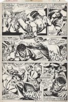 ZECK, MIKE - Powerman & Iron Fist #51 pg 3, Luke Cage fights Comic Art