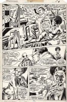 ZECK, MIKE - Powerman & Iron Fist #51 pg, Good Girl art - sexy Nightshade Comic Art
