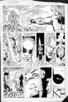 LaROCQUE, GREG - Powerman & Iron Fist #113 pg 20/27, Iron Fist cover scene - flaming sword Comic Art