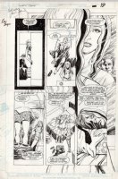 MANDRAKE, TOM / Alfredo Alcala -  Swamp Thing #77  lrg pg 17, in bed, Abby & Constantine controlled by Swamp Thing Comic Art