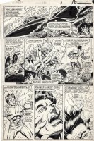 COCKRUM, DAVE - Uncanny X-Men #150 pg 16, Wolvie, Storm, Nightcrawler, Colossus underwater Comic Art