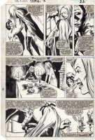 SIENKIEWICZ, BILL - Uncanny X-Men Annual #6 pg 22, Storm vs Dracula, Rachel Van Helsing Comic Art