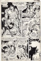 COCKRUM, DAVE - Uncanny X-Men #149 pg, cover scene Kitty & Colossus vs Garokk Comic Art