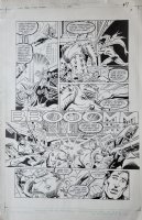 HANNIGAN, ED - New Teen Titans Annual #1 pg 7, Superman 1985 Comic Art