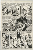 LAWRENCE, MORT / JOHN ROMITA signed - Men's Adventure #27 large pg 3, Captain America & Bucky- 1st Hero Issue! Comic Art