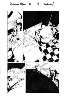 BACHALO, CHRIS - Uncanny X-Men #21 pg 9, sick Dazzler & Blob confronted by Magneto Comic Art