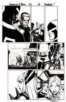 BACHALO, CHRIS - Uncanny X-Men #22 pg 24, Magik leads Cyclops & X-Team Comic Art