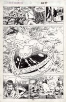 BACHALO, CHRIS - X-Men Unlimited #1 Splashy pg, 1st Issue! Bishop Psylocke Prof X Comic Art